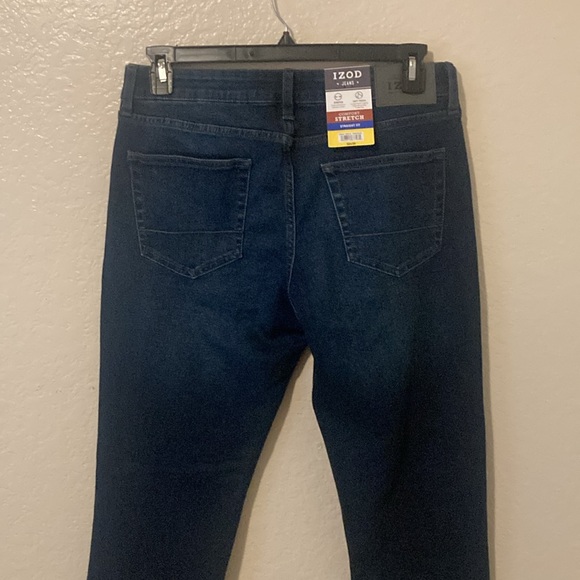 IZOD Deep Indigo Denim Pants - Picture 3 of 4